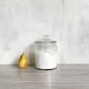 キッチン:ガラスキャニスター粉入り